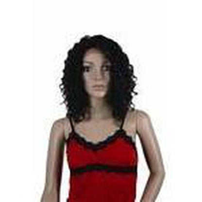 Remy Human Hair Lace Front Wig '500' (curly) 15" long - VIP Extensions