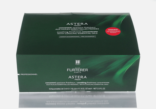 Rene Furterer Astera Soothing Fluid for Unisex, 0.2 Ounce=16 Pcs - VIP Extensions