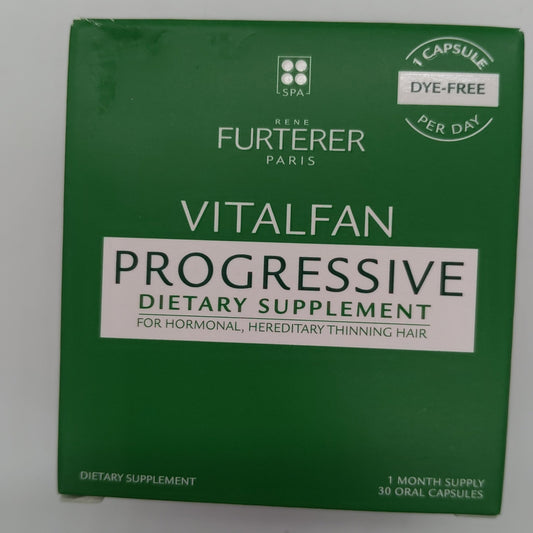 Rene Furterer Vitalfan Progressive Dietary Supplement For Hormonal Hereditary Thinning Hair 30 Oral Capsules - VIP Extensions