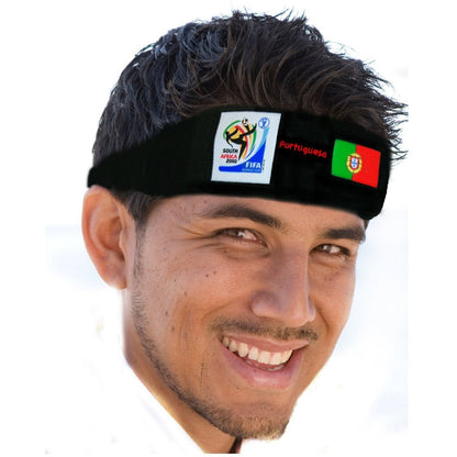 Retro Soccer Fan Headband - 29 Countries 2010 games - VIP Extensions