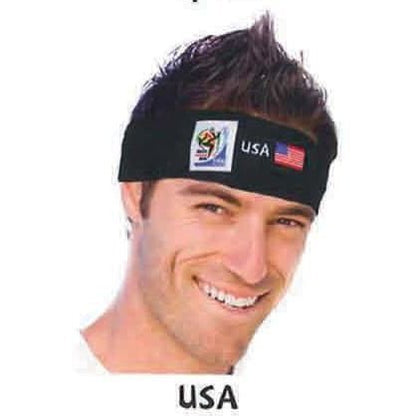Retro Soccer Fan Headband - 29 Countries 2010 games - VIP Extensions