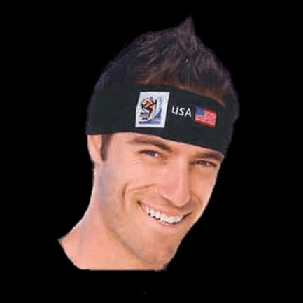 Retro Soccer Fan Headband - 29 Countries 2010 games - VIP Extensions