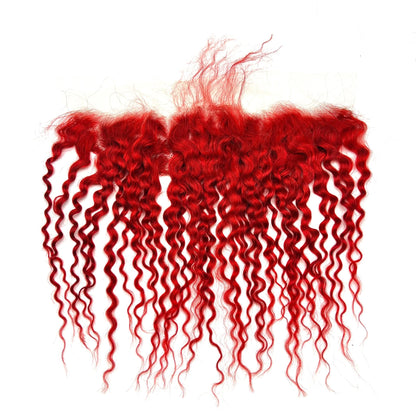 RIO Bohemian Frontal Ear to Ear 13X4 Red - VIP Extensions