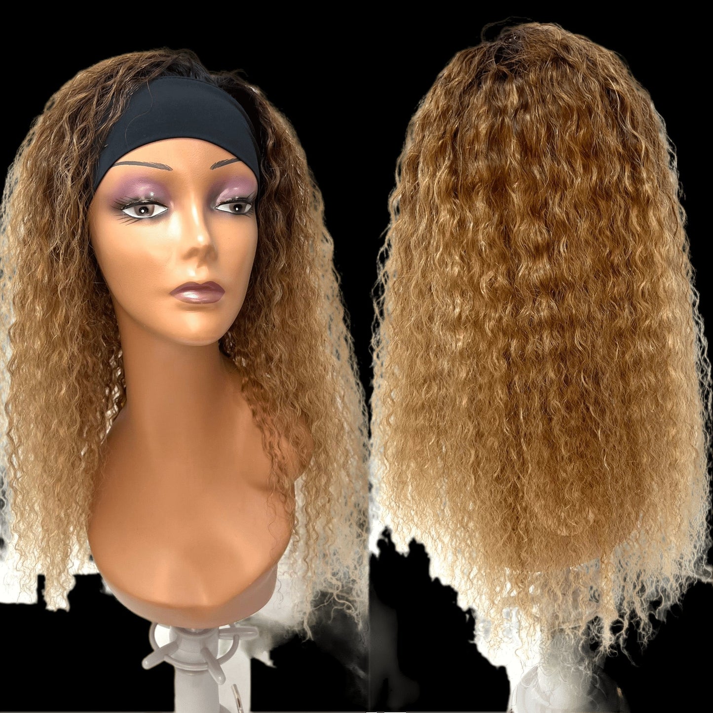 RIO Bohemian Headband Glueless Wig Human hair - VIP Extensions