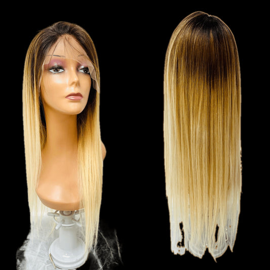 RIO Straight JLO Blond Human Hair 13x4 Wig - VIP Extensions