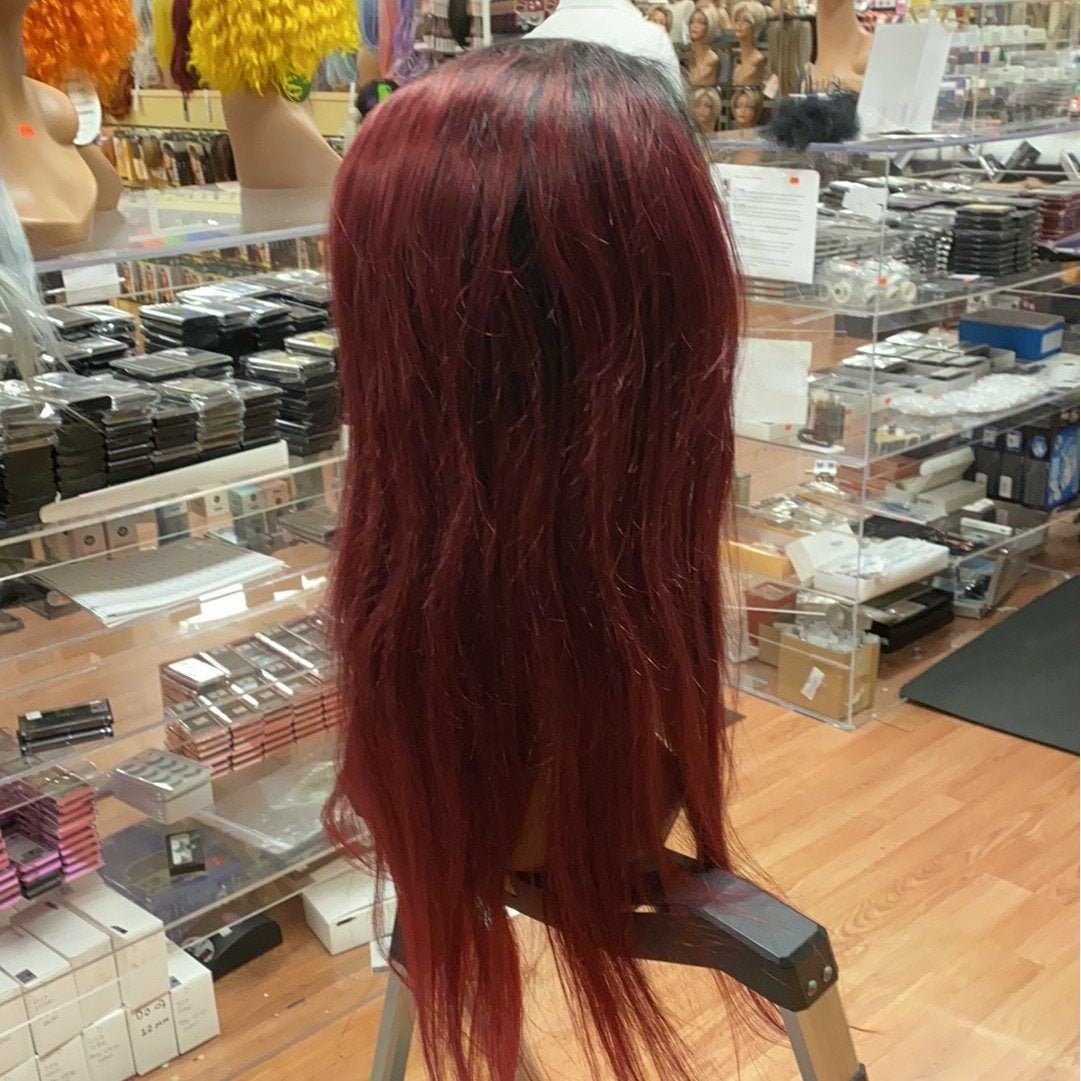 Rio Straight Wine 5x5 Wig 24" - VIP Extensions