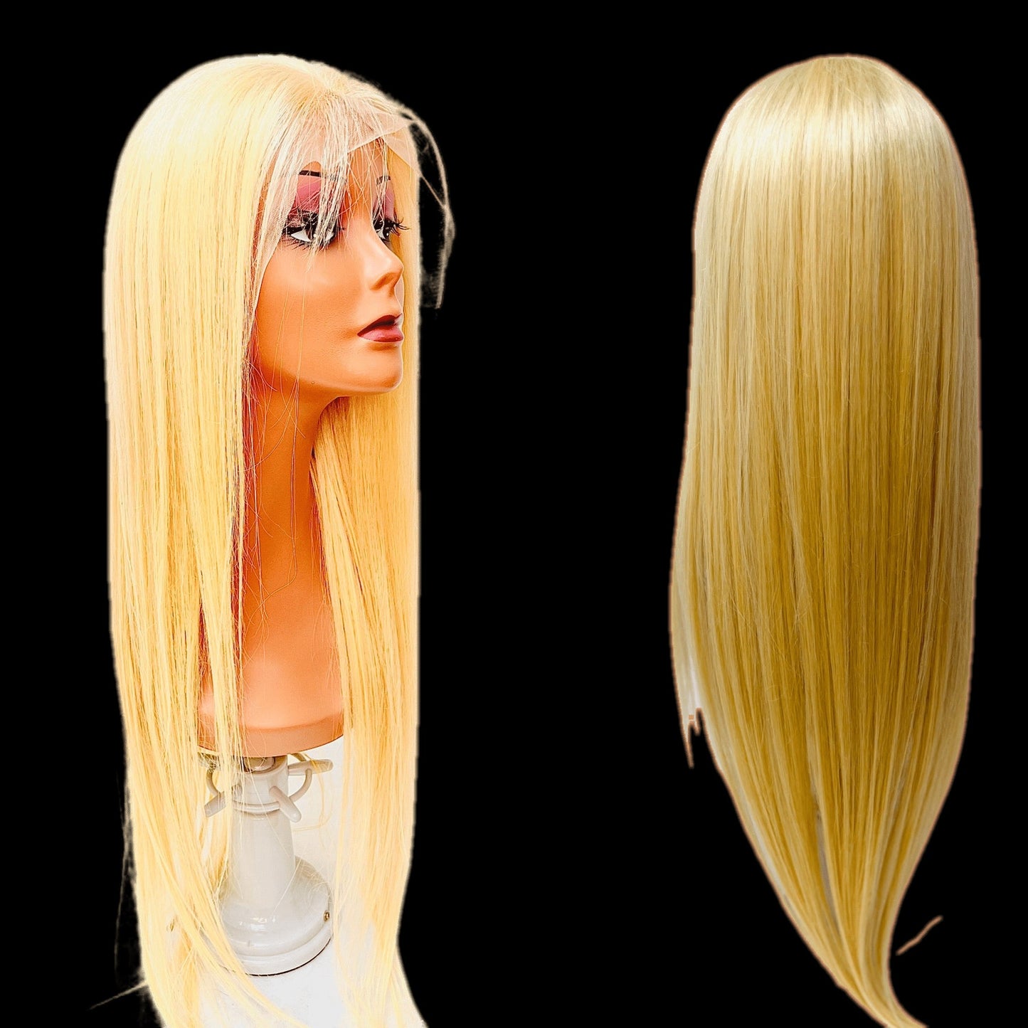 RIO Ukrainian Straight Human Hair Front Lace Wig - VIP Extensions