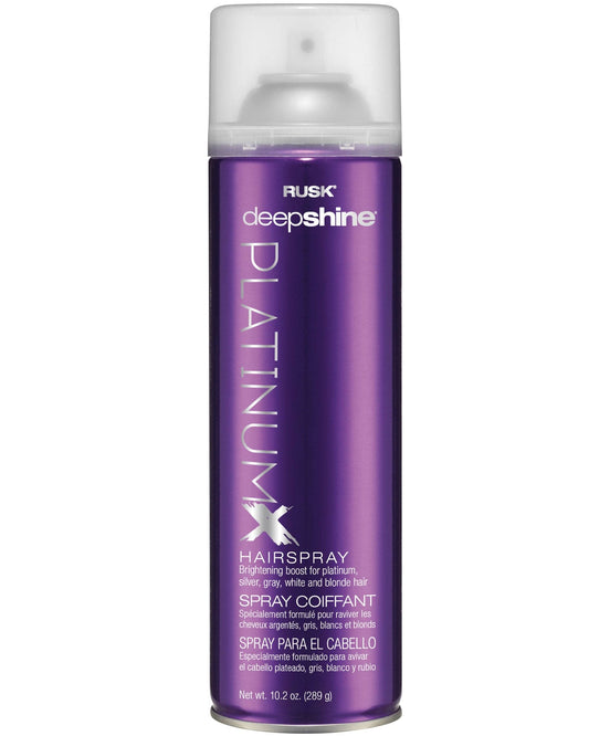 Rusk Deepshine PlatinumX Hairspray, 10.2 oz