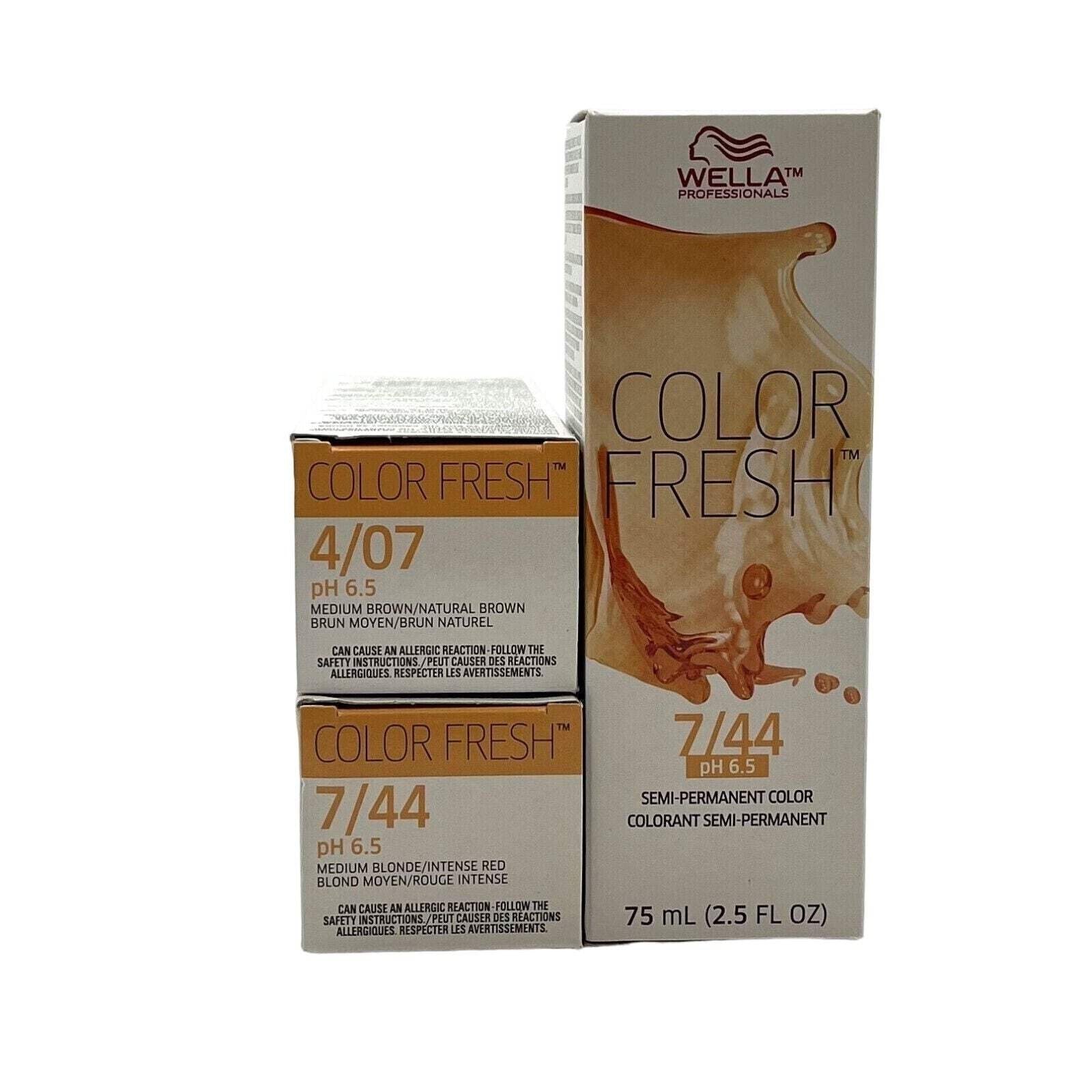 Wella Color Fresh Semi-Permanent Hair Color 4/07