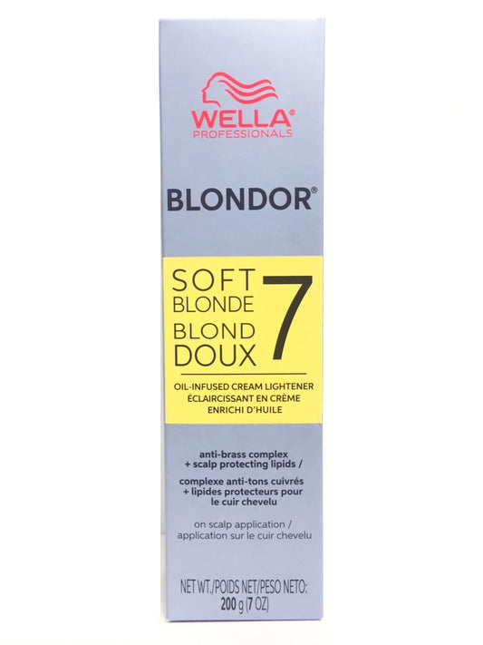Wella Blondor Soft Blonde Cream Lightener, 7 oz
