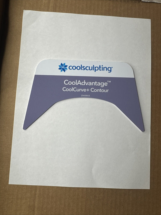 Zeltiq CoolSculpting CoolAdvantage CoolCurv contour template card 204089-B