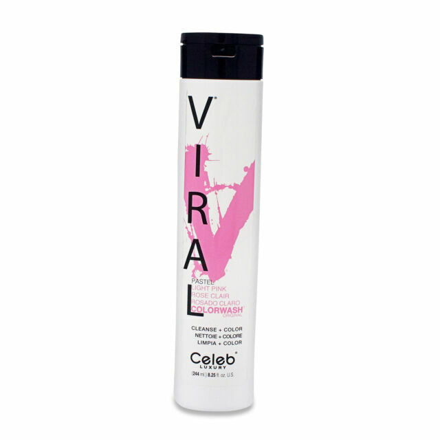 Celeb Luxury Viral Light Pink Colorwash Shampoo 8.25 oz