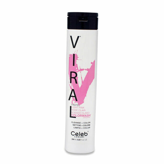 Celeb Luxury Viral Light Pink Colorwash Shampoo 8.25 oz