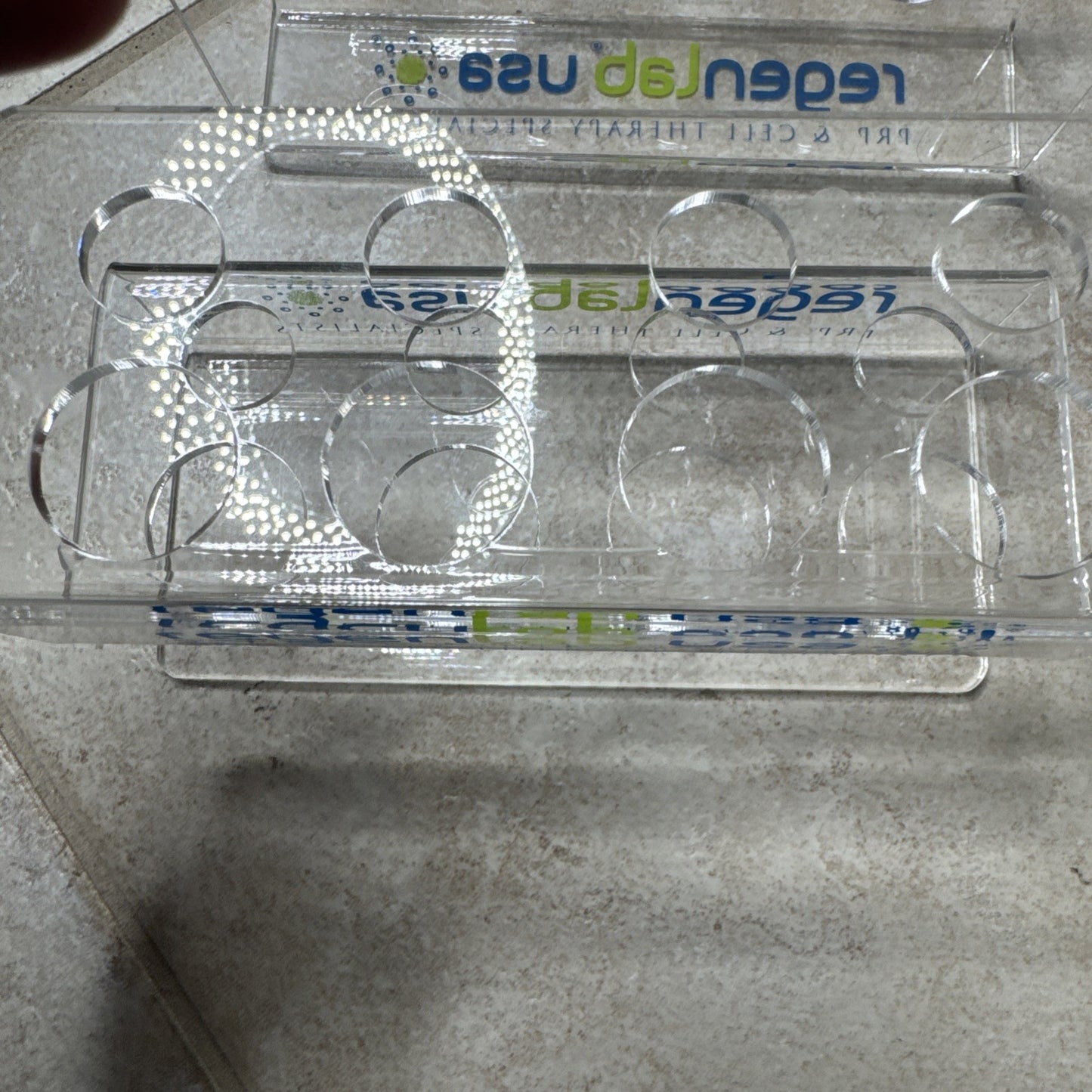 Regen Lab tube holder detail