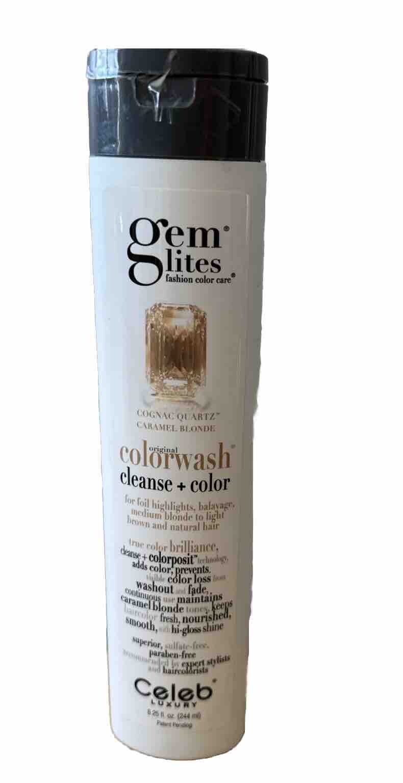 Celeb Luxury Gem Lites Cognac Quartz Colorwash Shampoo 8.25 oz