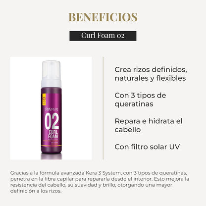 SALERM - Curly Hair Foam 6.8 oz - VIP Extensions