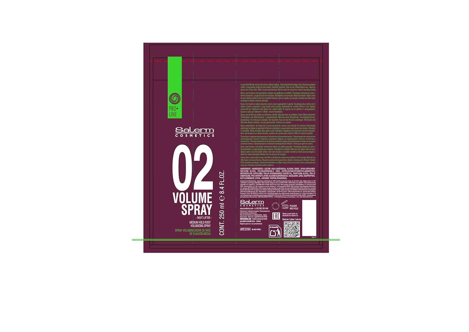 SALERM - Volumizing Hair Spray 8.4 oz - VIP Extensions