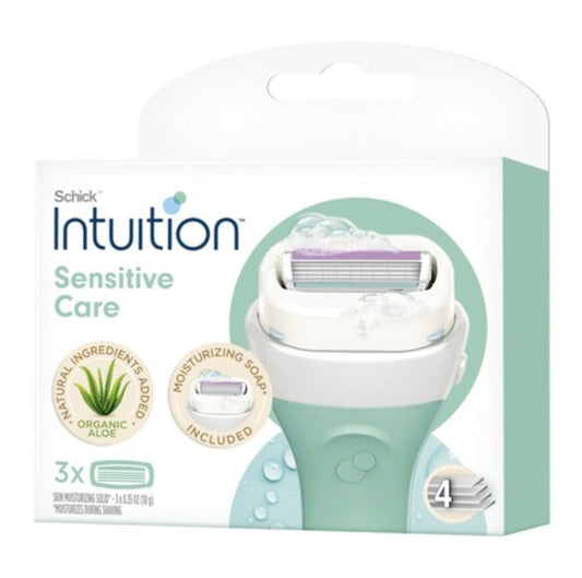 Schick Intuition Sensitive Care Razor Refill 3 cartridges - VIP Extensions