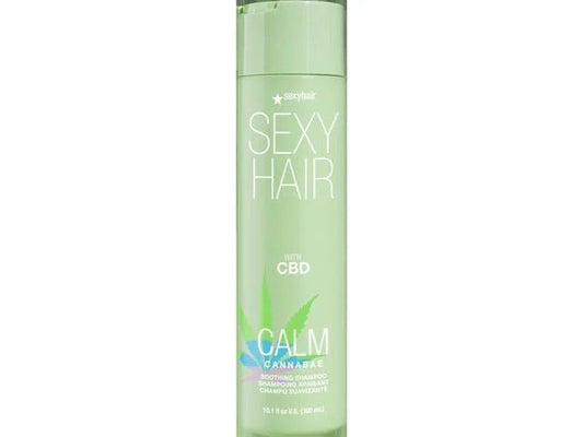 Sexy Hair Calm Sexy Cannabae Soothing Shampoo 10.1oz - VIP Extensions