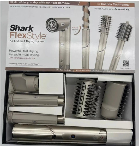 ShARK - FlexStyle Air Styling & Drying System, Powerful Hair Blow Dryer and Multi - Styler - VIP Extensions