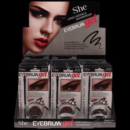 SHE GEL EYEBROW W/ BRUSH - VIP Extensions