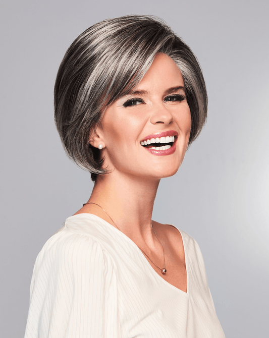 Sheer Elegance Wig Chin Length Bob Lace Front Textured Layersby Eva Gabor Wigs GL 44/51 - VIP Extensions