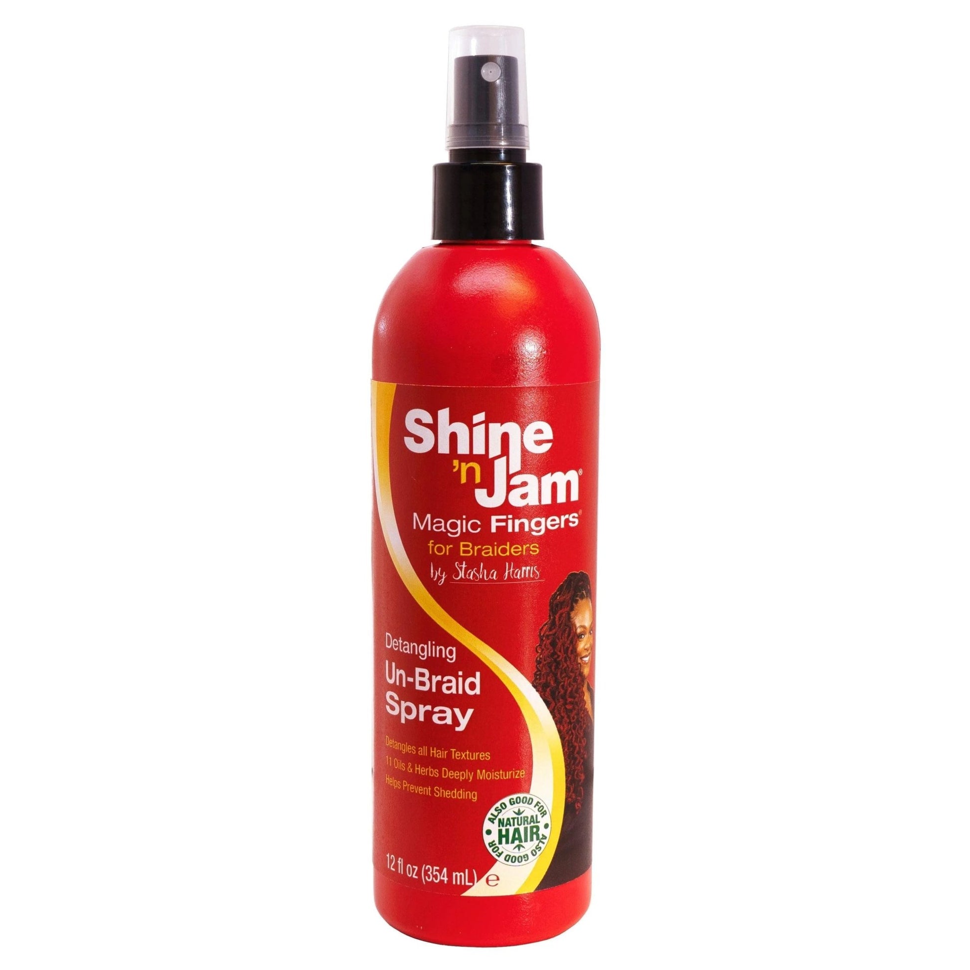 Shine n Jam Magic Fingers Un - Braid Spray 12 fl oz - VIP Extensions