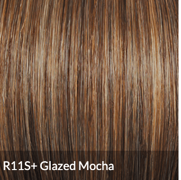 Short Textured Pixie Cut Wig Color R11S+ Glazed Mocha - Hairdo Wigs 5 Length Boy Cut Tapered Layers Bangs TRU2LIFE Heat Friendly Synthetic - VIP Extensions