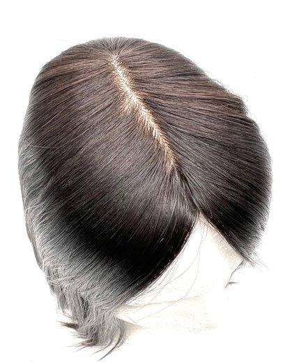 Silk Base Cuticle Remy Human Hair Toppers Hair 14'' - VIP Extensions