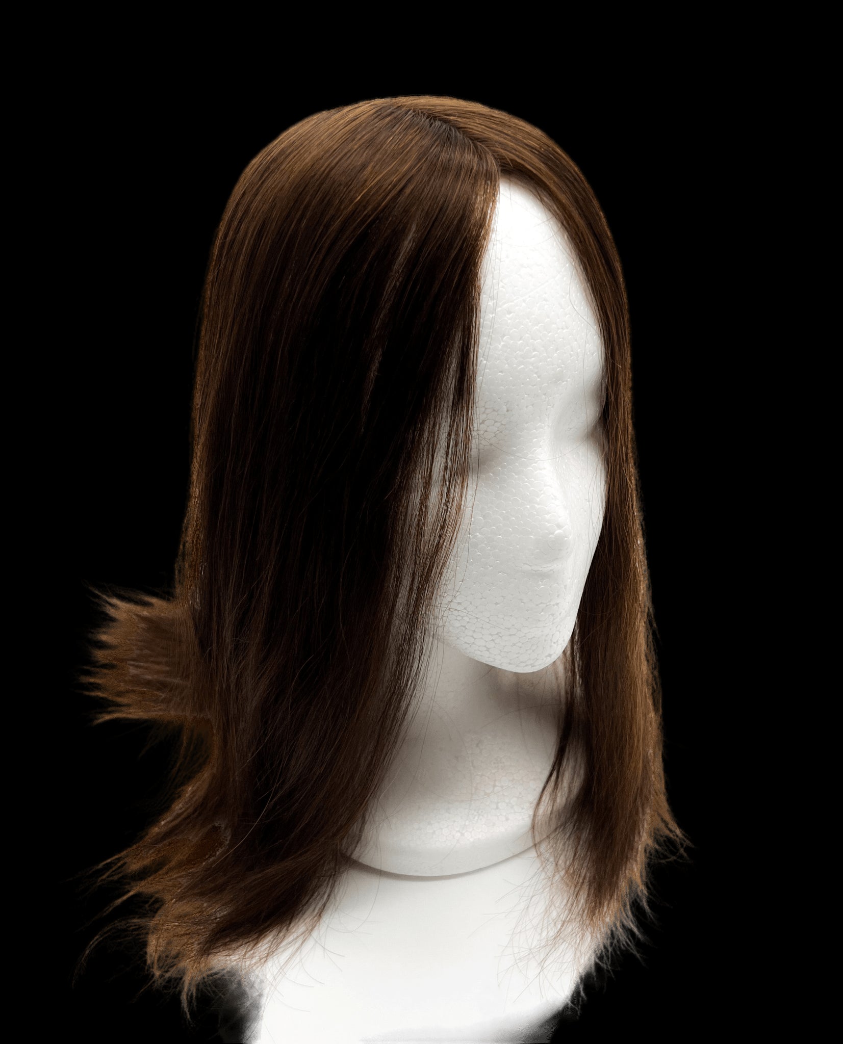 Silk Base Cuticle Remy Human Hair Toppers Hair 14'' - VIP Extensions