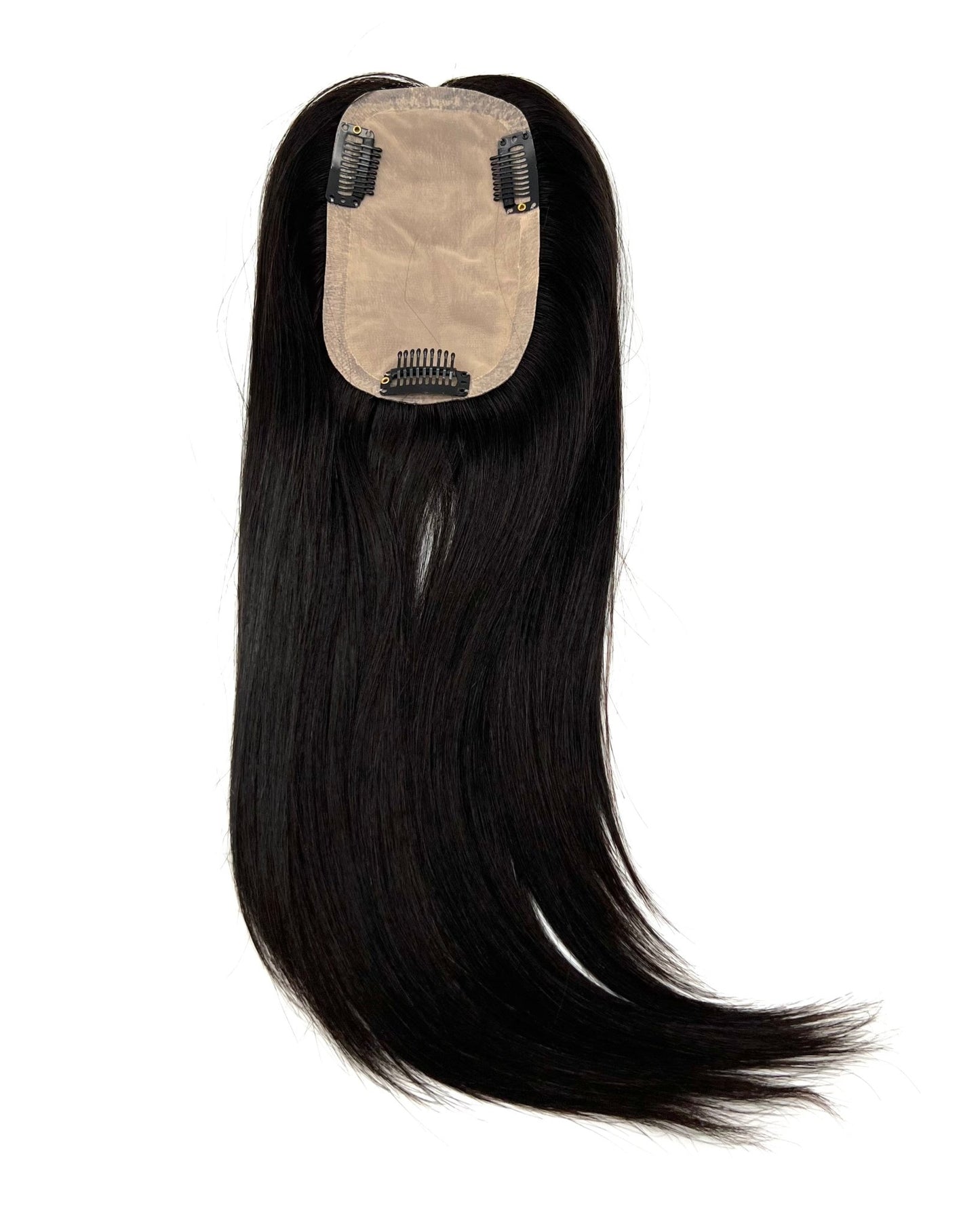 Silk Base Cuticle Remy Human Hair Toppers Hair 14'' - VIP Extensions