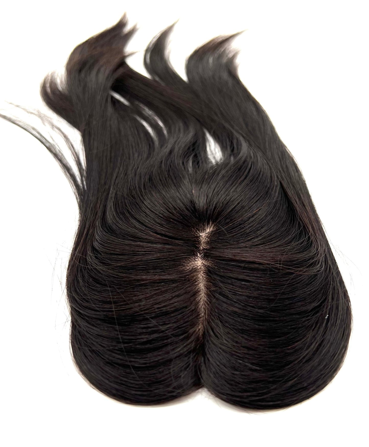Silk Base Cuticle Remy Human Hair Toppers Hair 14'' - VIP Extensions