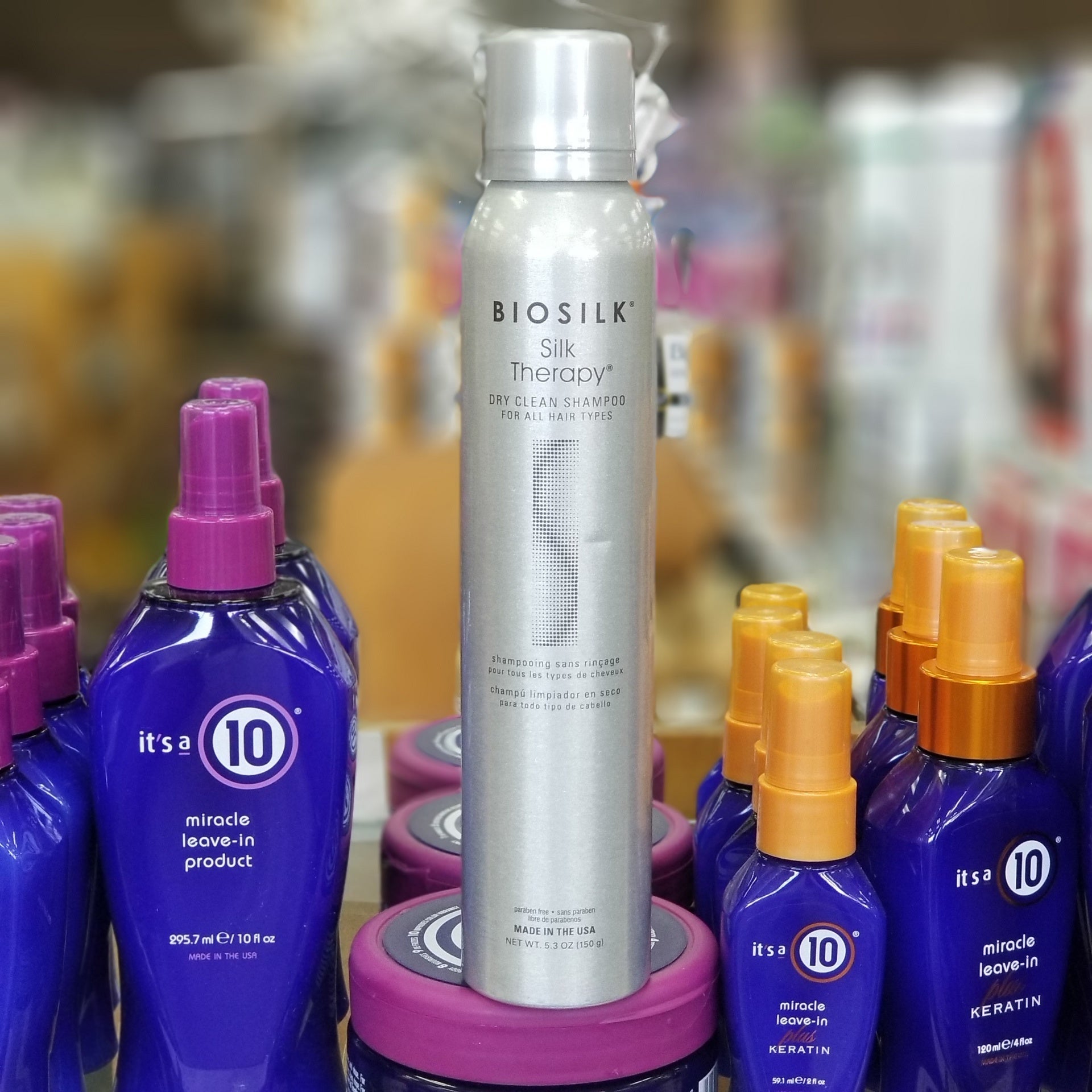 Silk Therapy Dry Clean Shampoo by Biosilk for Unisex - 5.3 oz Dry Shampoo - VIP Extensions
