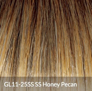 Simply Classic Short Boy Cut Layered Wig by Hairuwear, Average Cap, Gl11 - 25SS Honey Pecan - VIP Extensions