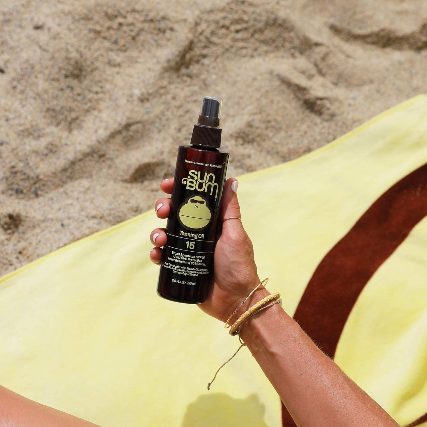 Sun Bum SPF 15 Moisturizing Tanning Oil 8.5 oz - VIP Extensions