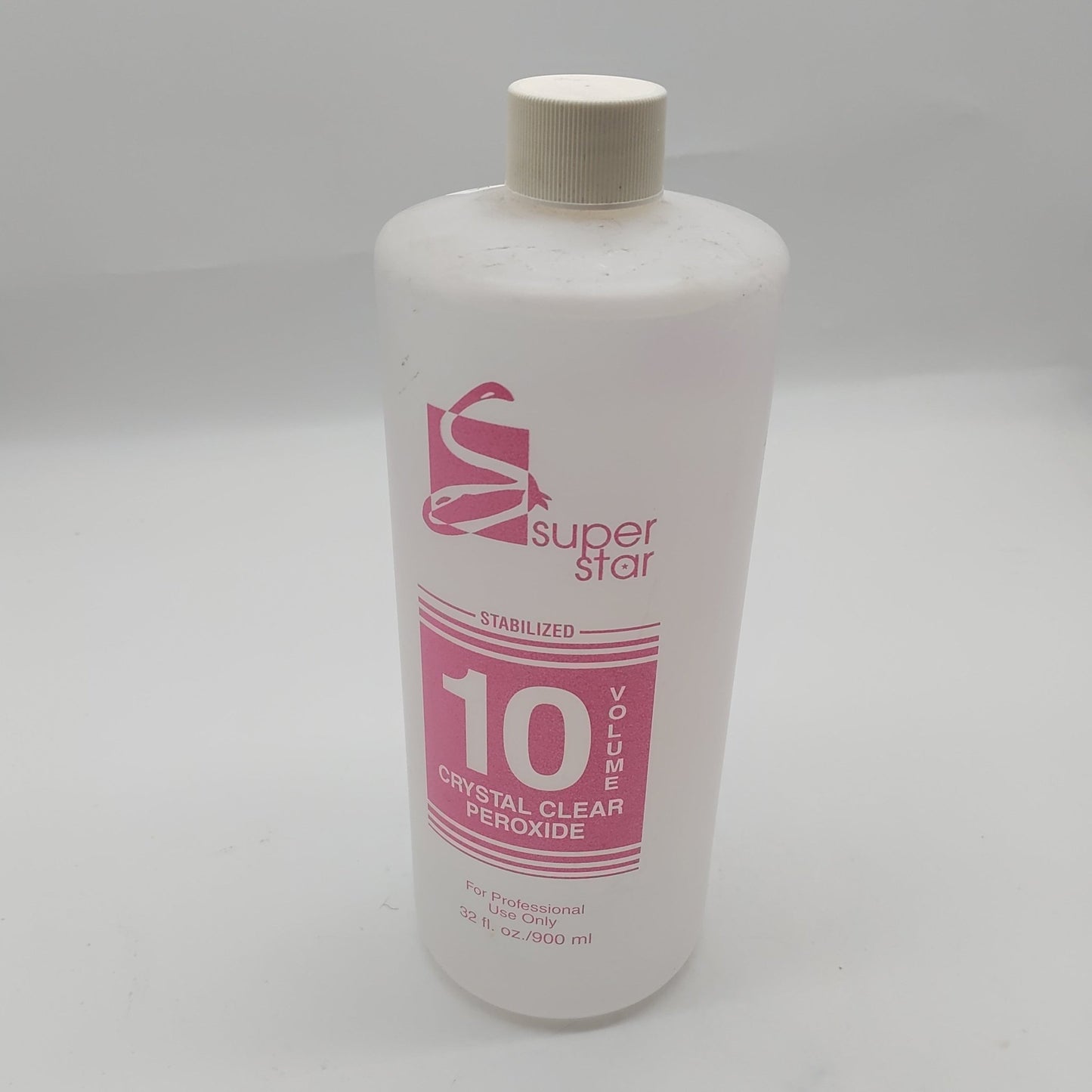 Super Star Crystal Clear Stabilized 10 Volume peroxide 32 fl oz 900 ml - VIP Extensions