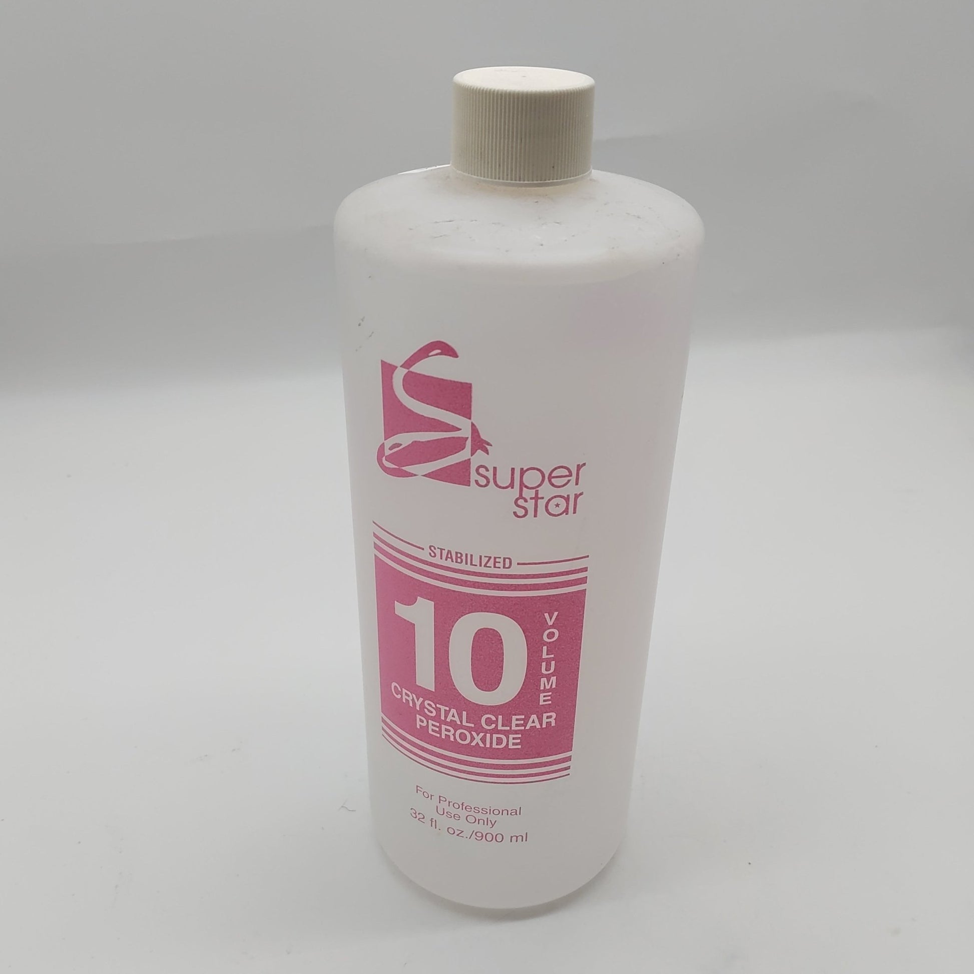 Super Star Crystal Clear Stabilized 10 Volume peroxide 32 fl oz 900 ml - VIP Extensions