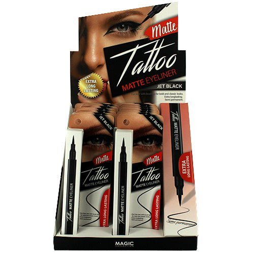Tattoo Matte Eyeliner (Jet Black) - VIP Extensions