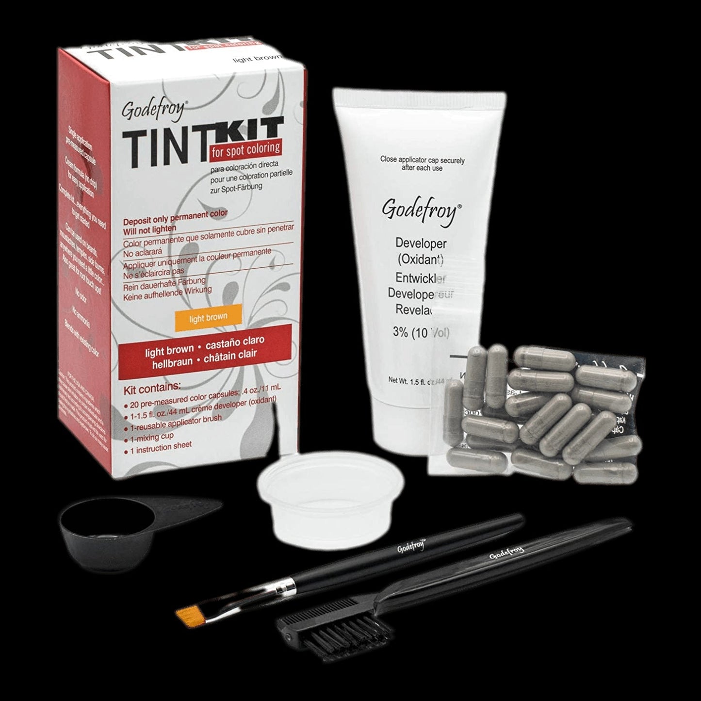 Tint Kit, Professional Semi - Permanent Eyebrow - VIP Extensions
