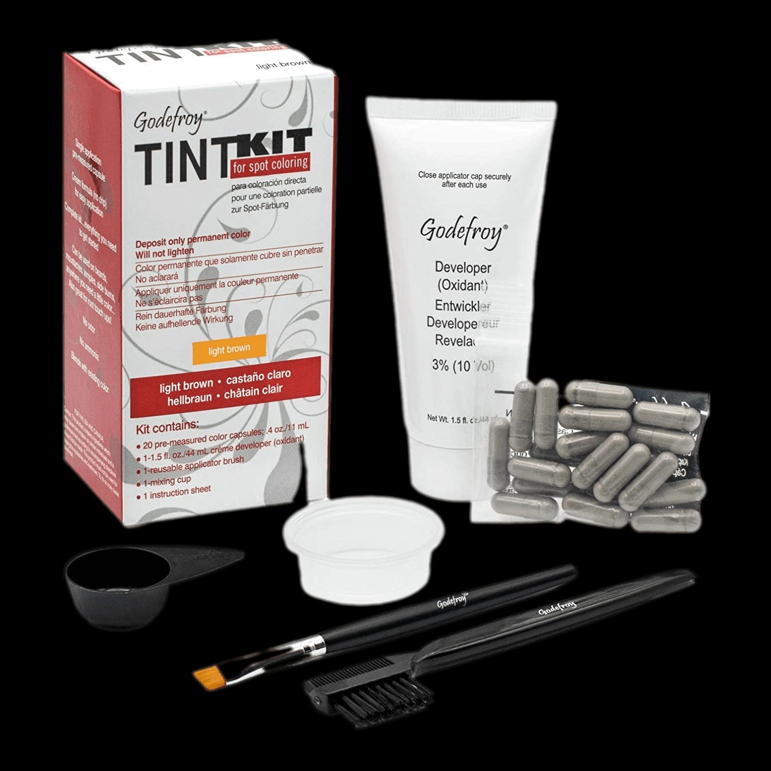 Tint Kit, Professional Semi - Permanent Eyebrow - VIP Extensions