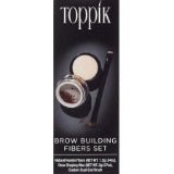 Toppik Brow Building Fiber Set brown 1 Each Medium Brown - VIP Extensions