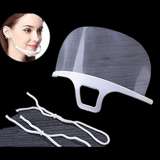 Transparent Sanitary Masks Reusable Anti - fog Plastic Mouth Clear Masks for Microblading - VIP Extensions