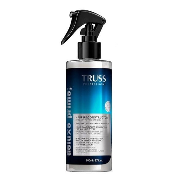 Truss Deluxe Prime Plus Anti Breakage Hair Spray - Rinse - Out Damaged Hair Treatment for Cuticle Sealing & Protection - VIP Extensions