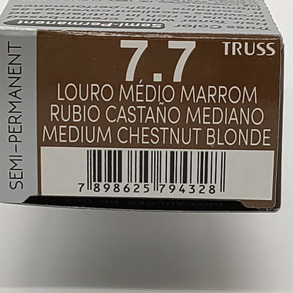 Truss Semi Permanent Color 7.7 Medum Chestnut Blonde - VIP Extensions
