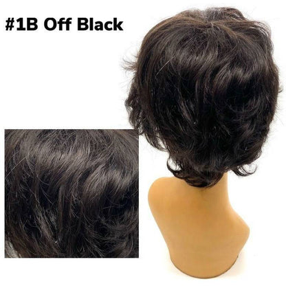 Unique 100% Human Hair Full Wig/ Style 32792 - VIP Extensions