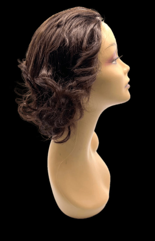 Unique 100% Human Hair Half Wig/ Style 30094 - VIP Extensions