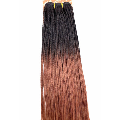 Unique Micro Braid 14" T1B Burgundy / 100% Human Hair - VIP Extensions