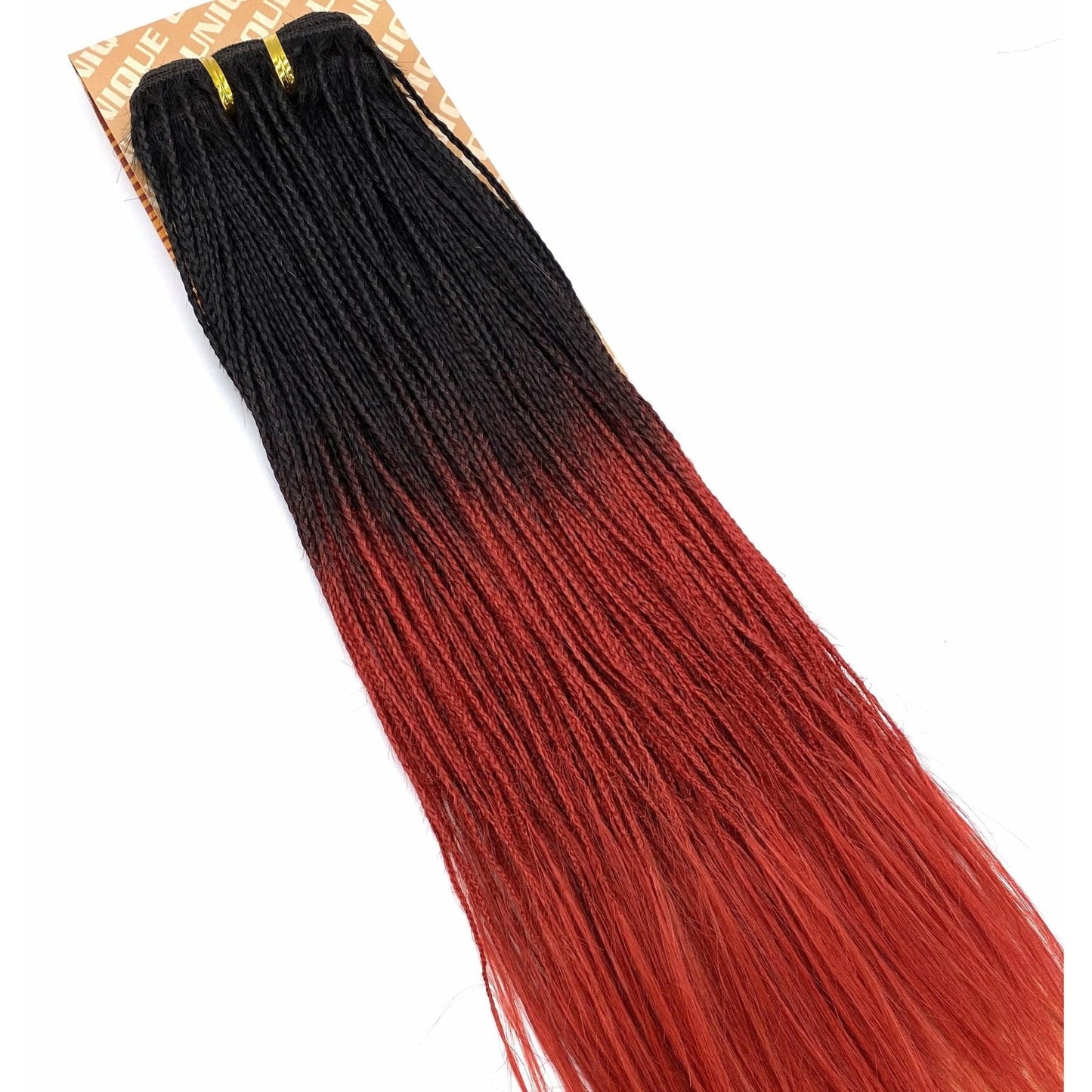 Unique Micro Braid 14" T1B Burgundy / 100% Human Hair - VIP Extensions