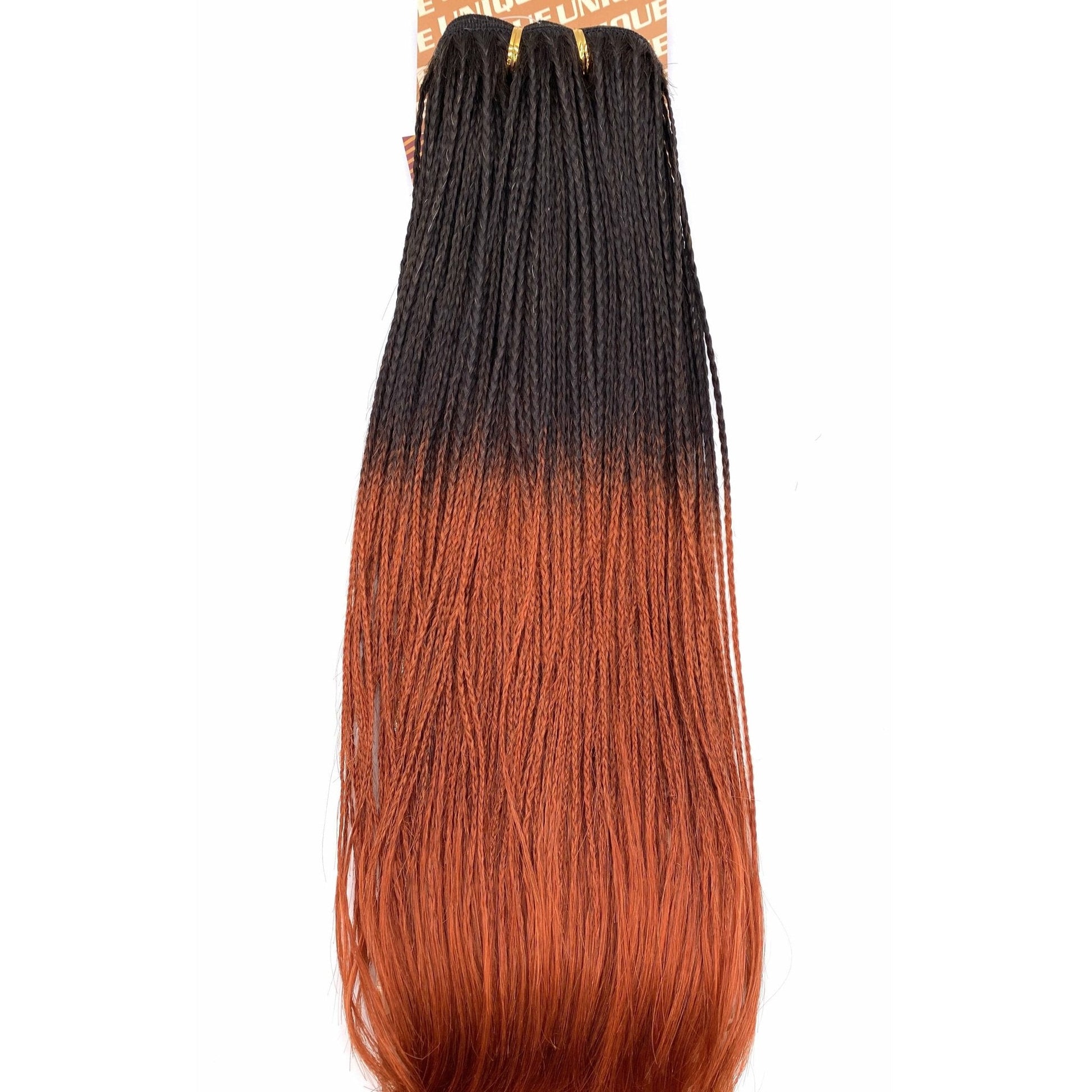 Unique Micro Braid 14" T1B Burgundy / 100% Human Hair - VIP Extensions
