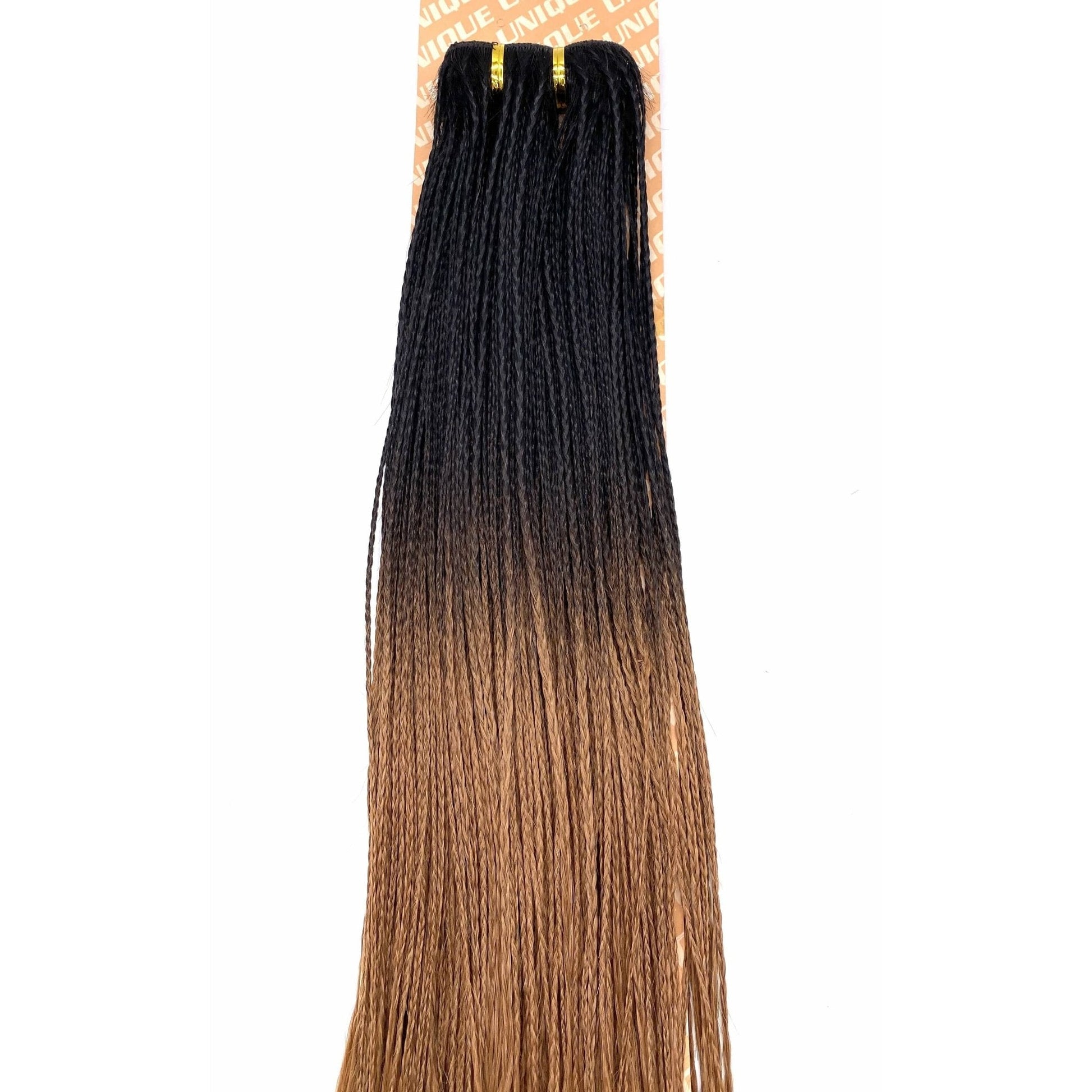 Unique Micro Braid 14" T1B Burgundy / 100% Human Hair - VIP Extensions